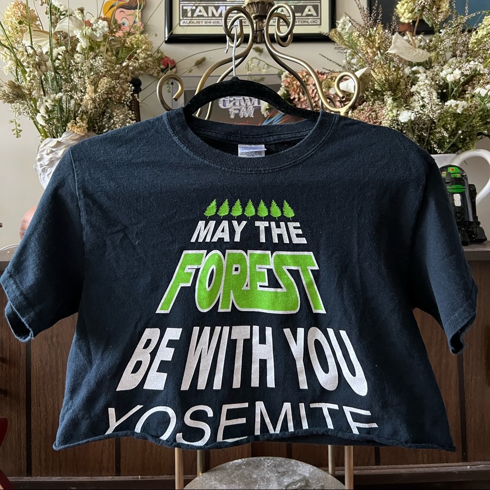 Cropped Star Wars Themed Tee
